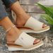 New Large Slippers Slope Heel Thick Bottom Sandals Women's_vogvips.com