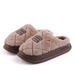 Cotton Slippers For Women To Keep Warm In Autumn And Winter 2025 New Couple Home Anti Slip Thick Sole With A Sense Of Stepping_vogvips.com