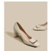 Square Buckle Chunky Heel High-heeled Women, Comfortable For The Feet, 2026 Spring And Autumn New Versatile Square Toe_vogvips.com