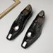 Men's 2025 Autumn/winter Business Suit Three Joint Italian High Heel Long Version Trendy Men's Leather Shoes_vogvips.com