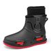 Fixed Cotton Sock Mouth Rain Boots Sizes 39-44_vogvips.com