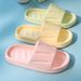 EVA For Women In Summer, Couple's Non-slip Home Indoor Bathroom Slippers For Men, Durable Wave Style In Stock_vogvips.com