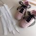 White Lace Accessories Bow Shoelaces Pearl Ballet Adaptable Toe Shoes Casual Shoes Sports Shoes Ins Style_vogvips.com
