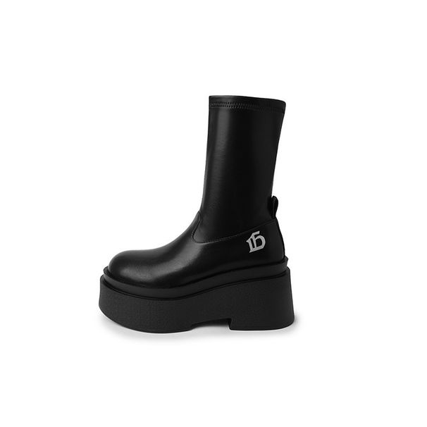 Elastic Thick Sole Height Increasing Short For Petite Women Over-the-Knee Long Leg-Wrapping Slimming High Tube Riding_vogvips.com