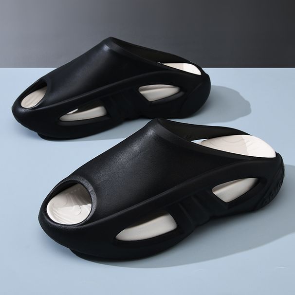 New Type One Word Dragged Men's Summer Wear Resistant, Anti Slip, And Odor Proof Cool EVA Thick Bottom Height Raising_vogvips.com