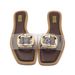 Women's Shoes Flat Fashion Sandals, Feminine Summer Wear, Chunky Heel, Waterproof Platform, Elegant Transparent Slippers For Women._vogvips.com