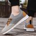 Large-sized New Men's Casual Sports Shoes With Wear-resistant Soft Soles, Comfortable And Breathable Woven Mesh Surface_vogvips.com