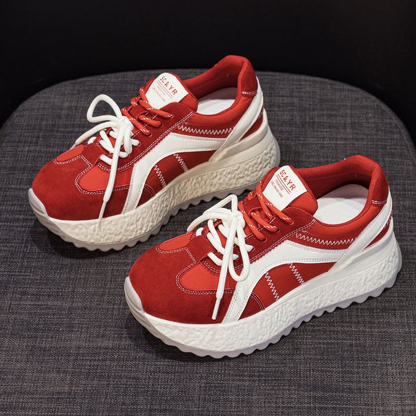 Inner Height Increase Small Forrest Gump Shoes Women's Shoes Platform Casual Lightweight Sports Dad Shoes Women_vogvips.com