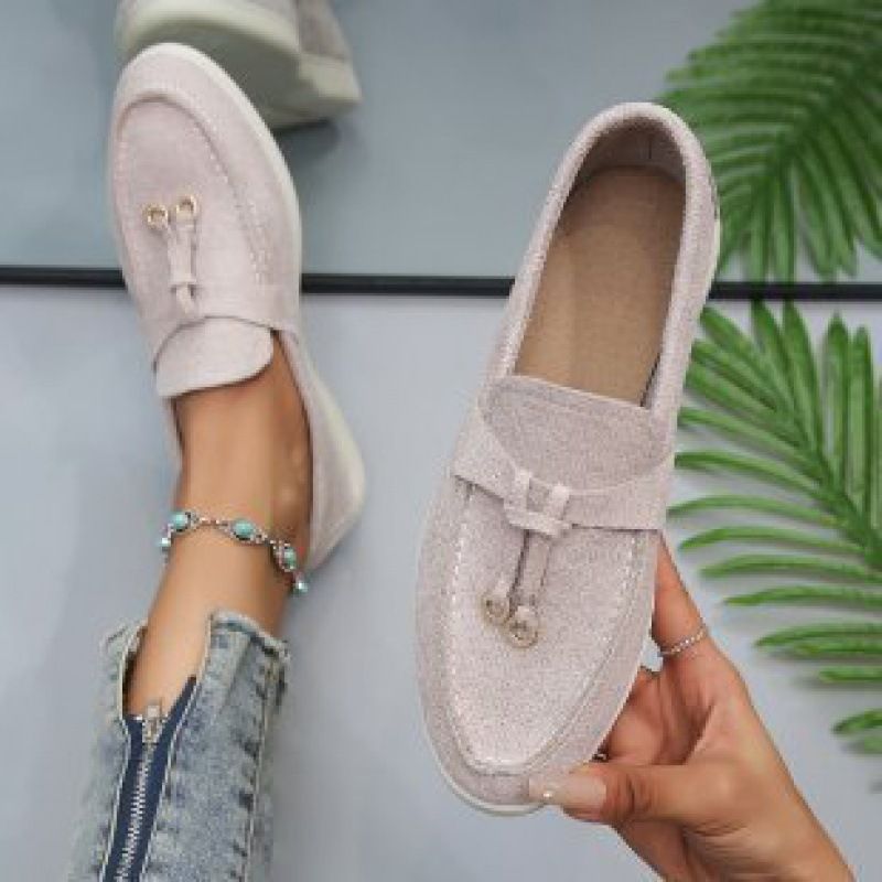 New 2025 Plus Size Women's With 43 Sets Of Rubber Feet, High-end Le Fu Single Shoes For Women_vogvips.com