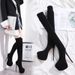 Hentian Gao Nightclub Stage For Women, Autumn And Winter 2025 New Over-the-Knee Boots, Slimming Elastic Long Boots With_vogvips.com