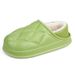 Waterproof Slippers For Autumn Winter, Indoor Outdoor Wearable, Non-Slip, Soft And Warm, Couples' Fleece-Lined Cotton_vogvips.com