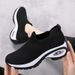 2024 Summer New Women Fashion Casual Sport Wedge Platform Sneakers Ladies Breathable Vulcanized Shoes_vogvips.com