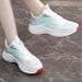 Summer New Thick-soled Breathable Fashion Rainbow Shoes Casual Breathable Versatile Women's Shoes Running Outdoor Beach Shoes Free Pinch Music_vogvips.com