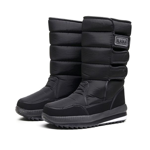 Thickened Mid-Calf Snow Shoes Fleece-Lined Outdoor Non-Slip Women's Winter Cotton Boots_vogvips.com