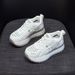 Thick-soled Height-increasing Small Forrest Gump Shoes Women's Casual Versatile And Lightweight Woven Through-mesh Women's Shoes_vogvips.com