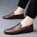 First Layer Men's Shoes Overfoot Driving Shoes Doudou Shoes Soft Sole Casual Driving Shoes Men_vogvips.com