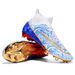 Soccer Shoes Large Size Football Shoes Electroplated Gold Bottom AG Long Spike Football Shoes Youth Grass Leather Foot Training Spike Shoes_vogvips.com