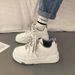 Women's Shoes Sing For Women Spring And Autumn Women's Casual Sports Shoes With Straps Large Size Mesh Polyurethane_vogvips.com
