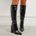 Women's Shoes Pointed High Heel Side Zipper Short Boots Large Size Short Barrel Martin Boots_vogvips.com