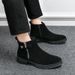 European Warm Series Zipper Martin For Men, Mid-Cut Suede Sheepskin British Style Boots, Short Boots With Thick Sole And High Top_vogvips.com