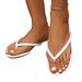 Cross-border Plus-size Women's Flip-flops 2026 Summer Cool Flat-soled Beach Vacation Thong Sandals Direct From_vogvips.com