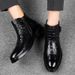 High-top Leather Shoes Casual Shoes Men's Formal Men's Cotton Shoes Velvet Casual Leather Shoes_vogvips.com