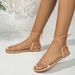 Clear Strappy Beach Resort Casual Flat Sandals For Women_vogvips.com