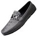 Euro Step Crocodile Men's Autumn Trend Breathable Non-Slip Genuine Leather Sole Soft Surface Casual Loafers_vogvips.com