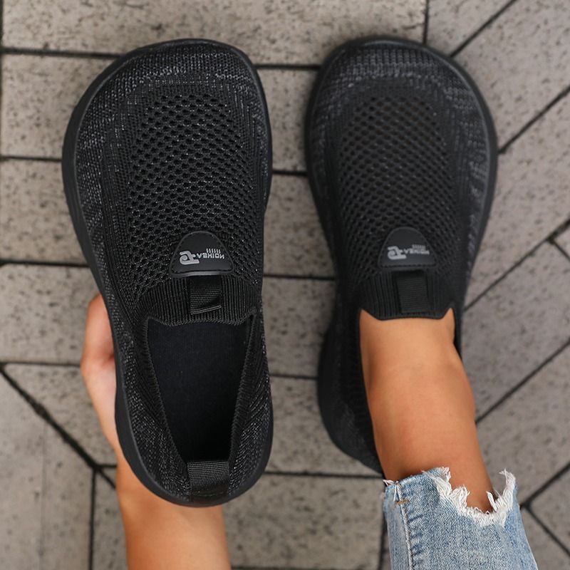 Barefoot Shoe Wide Footed Thick Soled Both Men And Women 2025 New Spring Mesh Sports Shoes For Casual Tennis Female_vogvips.com