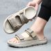 Men's Summer Sandals For Outdoor Wear, Non-slip And Wear-resistant, Sporty Beach Shoes, Soft-soled Student Slippers,_vogvips.com