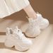 Sports Shoes Black Thick Soled High Women's Shoes Lightweight And Versatile Casual Women's Single Shoes_vogvips.com