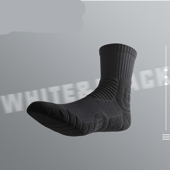 Hosiery men's mid-tube stockings long towel bottom basketball socks_vogvips.com