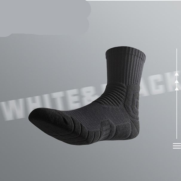 Hosiery men's mid-tube stockings long towel bottom basketball socks_vogvips.com