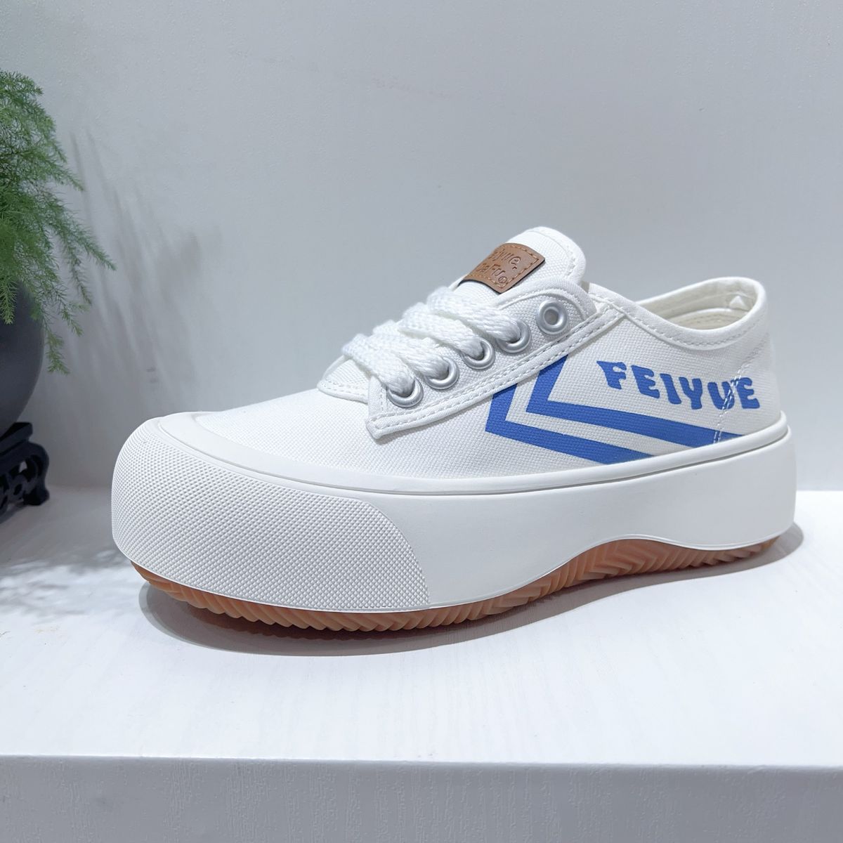 Dafu Feiyue Spring And Summer Thick-Soled Invisible Height-Increasing Canvas Shoes | 8A030 Bailan Physical Delivery_vogvips.com