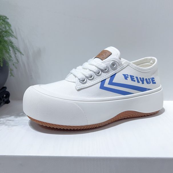Dafu Feiyue Spring And Summer Thick-Soled Invisible Height-Increasing Canvas Shoes | 8A030 Bailan Physical Delivery_vogvips.com