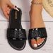 New One-line Sequin Flip-flops For Women Wearing Square-toed, Flat-bottomed Beach Flip-flopsGolden Shoes_vogvips.com