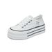 Mesh White Shoes Female Students Breathable Heightening Shoes Casual Street Shoes Board Shoes_vogvips.com