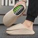 Waterproof Garden Indoor Massage Slippers Home Chef Shoes Rubber Sandals Platform Thick Soles Kitchen Working_vogvips.com