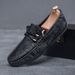 SHLIANG Brand Men Loafers Leather Men's Casual Shoes Moccasins Slip On Boat Shoes Fashion Tassel Driving Flats X0012_vogvips.com