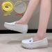 Nurse For Women, Winter New Fashion Versatile Single Spring And Autumn Soft Sole Non-Slip Hospital Work Sho, White_vogvips.com