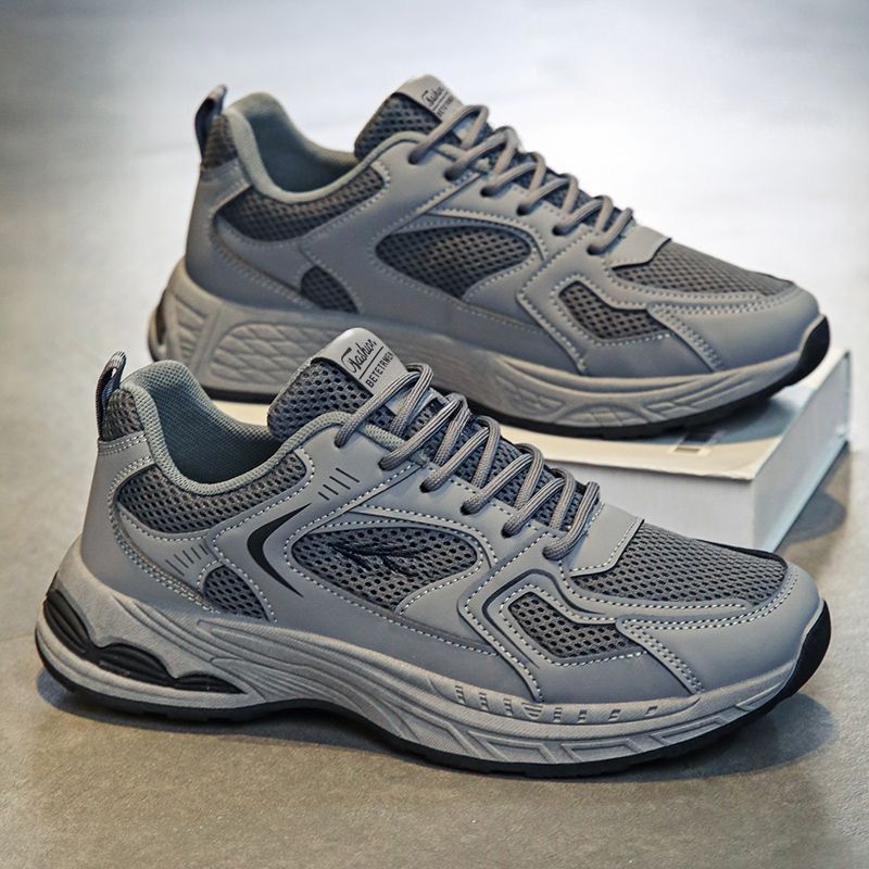 2026 Summer Men's Shoes New Breathable Mesh Shoes Men's Trend Versatile Platform Sports Shoes Casual Dad Trendy Shoes_vogvips.com