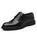 Autumn Winter Low-top Business Formal Height-increasing Men 8cm Leather British Style Fleece-lined Pointed Toe Shoes_vogvips.com