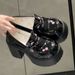 2026 Spring New Thick-Soled Height-Increasing High-Heeled Round-Toe Japanese JK Women's Leather Uniform Lolita Single_vogvips.com