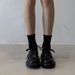 Sheepskin Version Lace-up Women's Shoes Increase Height And Show Thinness Single Shoes Loafers Women_vogvips.com