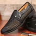 26ss Leather Summer Woven Business Formal Middle-aged And Elderly Dad Shoes, Casual Sandals For Men, Breathable Hollow S_vogvips.com