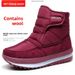 Northeast Snow Women Winter Thickened Fleece-Lined Warm Cotton Shoes For Middle-Aged And Elderly Mothers Short Boots_vogvips.com