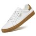 Men's Shoes First-layer Outdoor Casual Board Shoes European Station Guochao Breathable White Shoes_vogvips.com