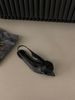 French Flat Bottom Black Baotou Sandals Fairy Shoes 2025 New Spring/Summer Pointed Rhinestone Style Single Shoe_vogvips.com