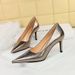 3391-A7 Retro European And American Style Women's Party Shoes, Thin High Heel, Shallow Mouth, Pointed Toe, Spring New_vogvips.com