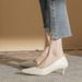 555-8 Pointed Toe High Heels For Women 2025 Spring And Autumn New White Stiletto Comfortable Gentle Elegant Office Shoes_vogvips.com